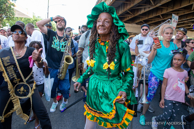 Second Line, New Orleans tradition, brass band